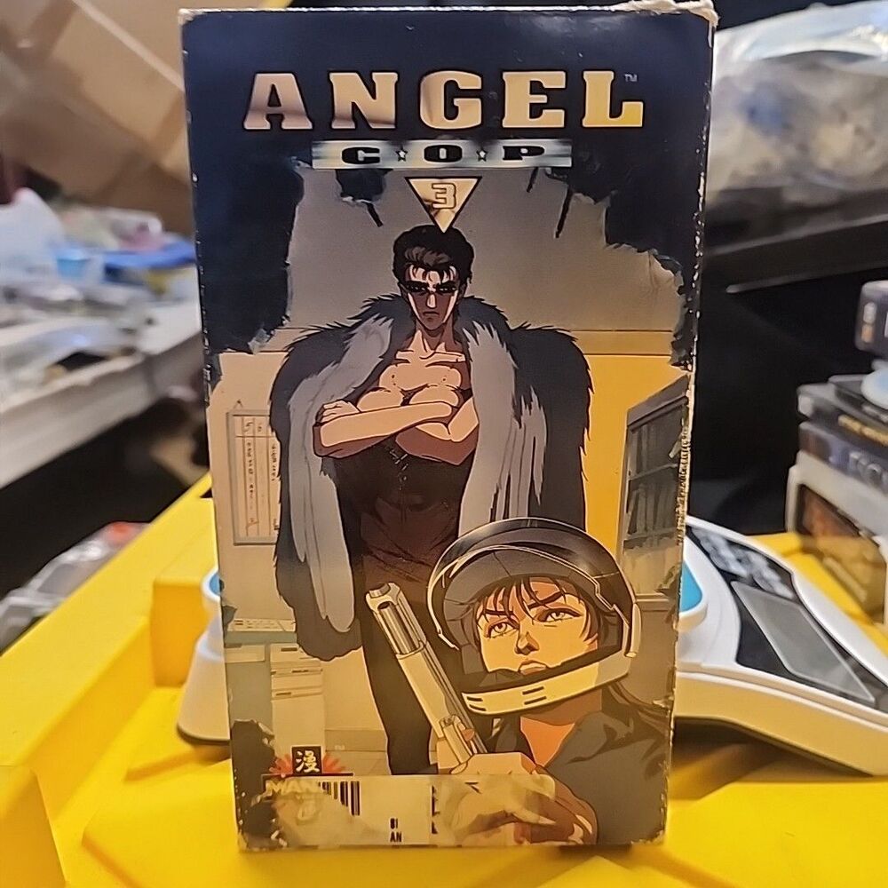Angel Cop V. 3 VHS 1995 Anime Tape Manga Video English Dubbed Japanese Animation